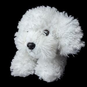 Aurora White Puppy Dog Plush Stuffed Animal Small Fluffy Toy 2017
